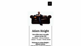 What Adamknightlive.com website looked like in 2018 (6 years ago)