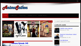 What Animesaikou.com website looked like in 2018 (6 years ago)