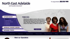 What Adelaideobgyn.com.au website looked like in 2018 (6 years ago)