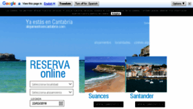 What Alojamientoencantabria.com website looked like in 2018 (6 years ago)