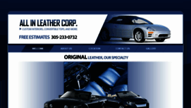 What Allinleathercorp.com website looked like in 2018 (6 years ago)