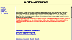 What Ammermann.de website looked like in 2018 (6 years ago)