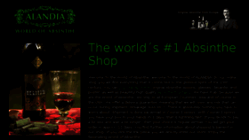 What Absinthe-alandia.com website looked like in 2018 (6 years ago)
