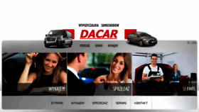 What Autodacar.pl website looked like in 2018 (6 years ago)