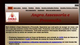 What Angraprevencao.com.br website looked like in 2018 (6 years ago)