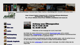 What Alan-2te-hand.de website looked like in 2018 (6 years ago)