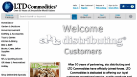 What Abcdistributing.com website looked like in 2018 (6 years ago)