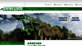 What Arneuba.de website looked like in 2018 (6 years ago)