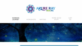 What Azurerayhealing.com website looked like in 2018 (6 years ago)