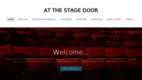 What Atthestagedoor.com website looked like in 2018 (6 years ago)