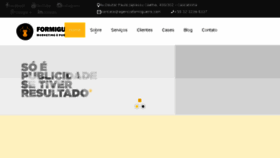 What Agenciaformigueiro.com website looked like in 2018 (6 years ago)