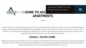 What Ascendcavecreek.com website looked like in 2018 (6 years ago)