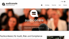 What Audiconale.de website looked like in 2018 (6 years ago)