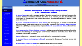 What Al-anon-co.org website looked like in 2018 (6 years ago)