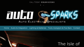 What Autosparks.im website looked like in 2018 (6 years ago)