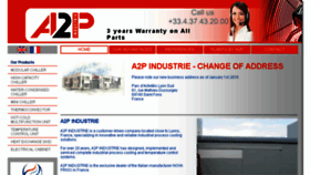 What A2p.com website looked like in 2018 (6 years ago)