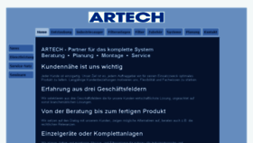What Artech-saugtechnik.eu website looked like in 2018 (6 years ago)