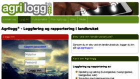 What Agrilogg.no website looked like in 2018 (6 years ago)