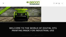What Aeoontechnologies.com website looked like in 2018 (6 years ago)