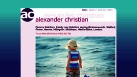 What Alexanderchristian.co.uk website looked like in 2018 (6 years ago)
