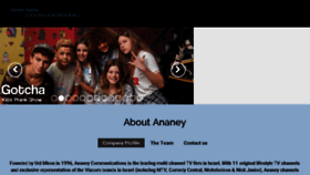 What Ananey.com website looked like in 2018 (6 years ago)