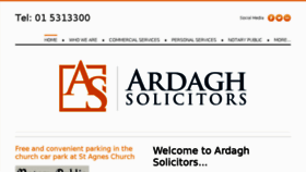 What Ardaghlaw.ie website looked like in 2018 (6 years ago)