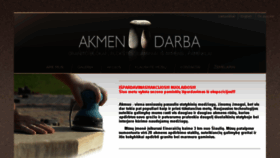 What Akmendarba.lt website looked like in 2018 (6 years ago)