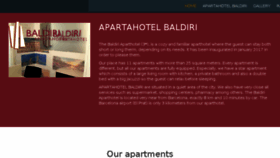 What Apartahotelbaldiri.com website looked like in 2018 (6 years ago)