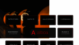What Alboa.com.mx website looked like in 2018 (6 years ago)
