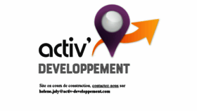 What Activ-developpement.com website looked like in 2018 (6 years ago)