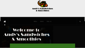 What Andyssandwiches.com website looked like in 2018 (6 years ago)