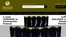 What Armazemdosopro.com.br website looked like in 2018 (6 years ago)