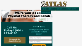 What Atlasphysicaltherapy.com website looked like in 2018 (6 years ago)