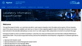 What Agilent-labinformatics.com website looked like in 2018 (6 years ago)