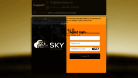 What Agawscf.skyexchange.com website looked like in 2018 (6 years ago)