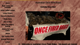 What Australianoncefired.net website looked like in 2018 (6 years ago)