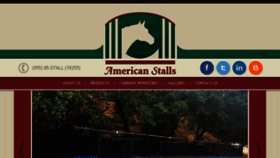 What Americanstalls.com website looked like in 2018 (6 years ago)