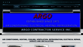 What Argocontractor.net website looked like in 2018 (6 years ago)