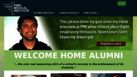 What Alumni.pmi.edu website looked like in 2018 (6 years ago)