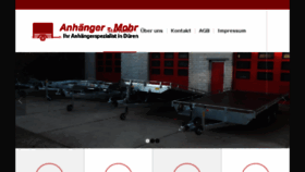 What Anhaenger-mohr.de website looked like in 2018 (6 years ago)