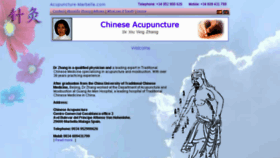 What Acupuncture-marbella.com website looked like in 2018 (6 years ago)