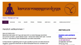 What Ashtangavinyasayoga.de website looked like in 2018 (6 years ago)