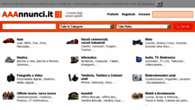 What Aaannunci.it website looked like in 2018 (7 years ago)