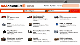What Aaannunci.it website looked like in 2018 (6 years ago)