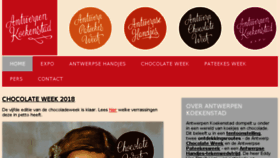 What Antwerpenkoekenstad.be website looked like in 2018 (8 years ago)