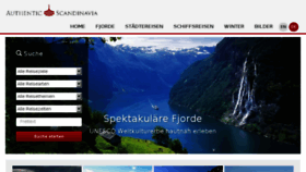 What Authentic-scandinavia.de website looked like in 2018 (6 years ago)