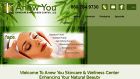 What Anewyouskincare.net website looked like in 2018 (6 years ago)
