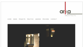 What Arka-architects.co.uk website looked like in 2018 (6 years ago)