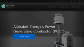 What Alphabetenergy.com website looked like in 2018 (6 years ago)