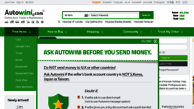 What Autowini.com website looked like in 2018 (6 years ago)